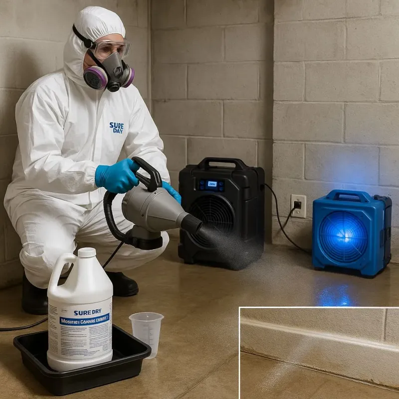 Sanitization and Odor Removal process in Deltaville, VA